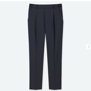 ユニクロ(UNIQLO)のEZYタックアンクルパンツ S ユニクロ　美品(クロップドパンツ)