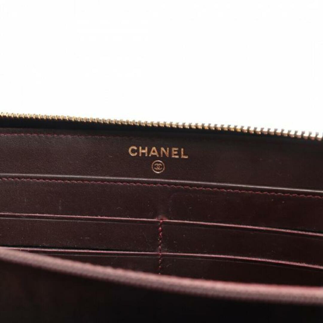 CHANEL(シャネル)のマトラッセ ラウンドファスナー長財布 キャビアスキン ブラック ゴールド金具 レディースのファッション小物(財布)の商品写真