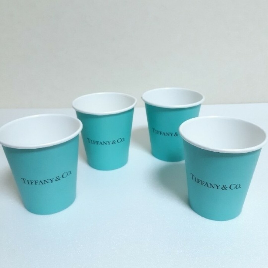 Tiffany & Co. - ティファニー ペーパー カップA 紙コップ (4個セット) 非売品の通販 by Maria's shop