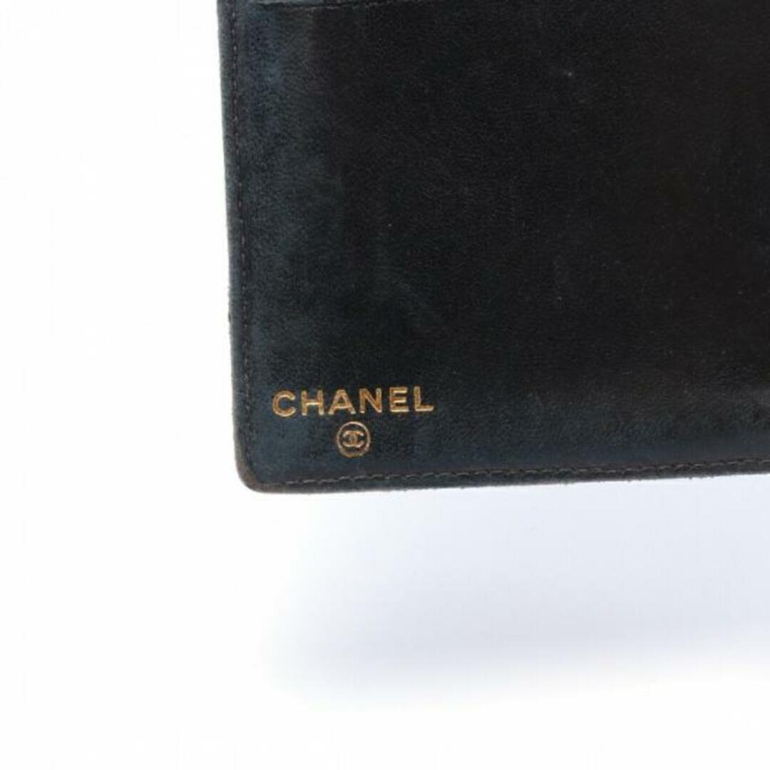 CHANEL(シャネル)のココマーク 二つ折り長財布 キャビアスキン ブラック ゴールド金具 レディースのファッション小物(財布)の商品写真