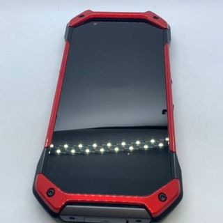 キョウセラ(京セラ)の【中古品】TORQUE 5G SIMロック解除済 KYG01 レッド(スマートフォン本体)