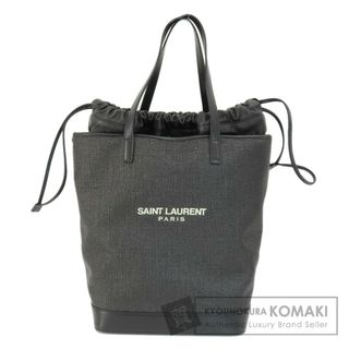 サンローラン(Saint Laurent)のSAINT LAURENT テディトート トートバッグ レザー キャンバス レディース(トートバッグ)