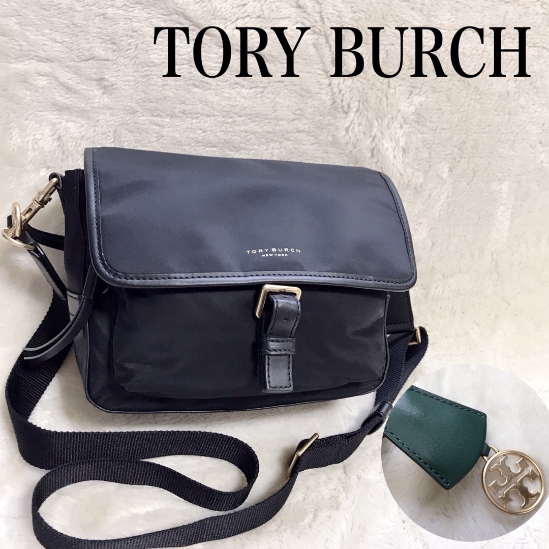 美品 TORY BURCH トリーバーチ ペリー ショルダーバッグ ナイロン-