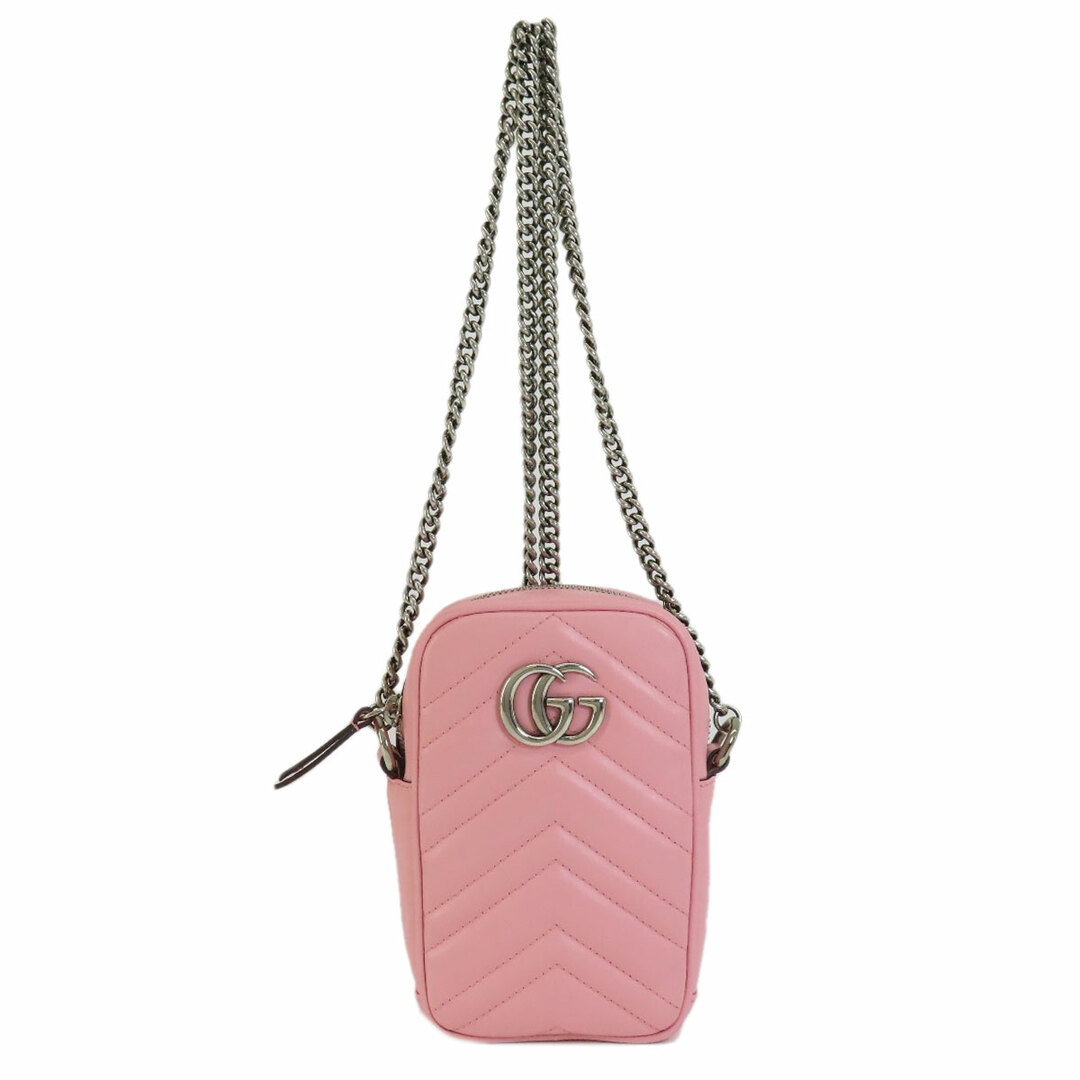 Gucci(グッチ)のGUCCI 598597 GGマーモント ショルダーバッグ カーフ レディース レディースのバッグ(ショルダーバッグ)の商品写真