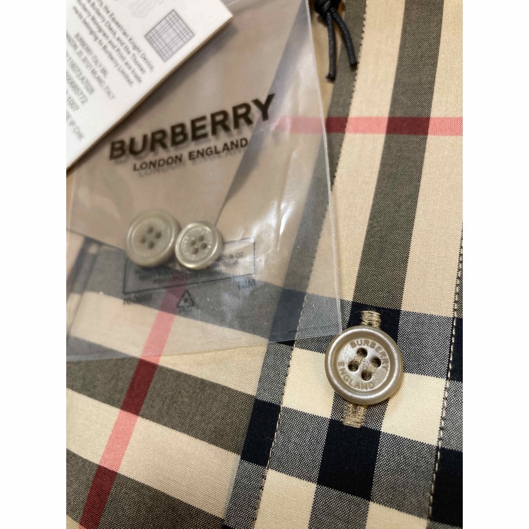 新品バーバリーBURBERRYメンズ長袖チェックシャツXLサイズ限定1点送料無料