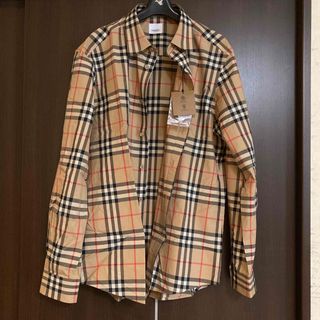 BURBERRY - 新品バーバリーBURBERRYメンズ長袖チェックシャツXLサイズ