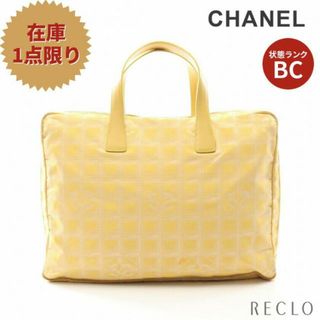 シャネル(CHANEL)のニュートラベルライン ビジネスバッグ ブリーフケース ナイロン レザー イエロー(その他)