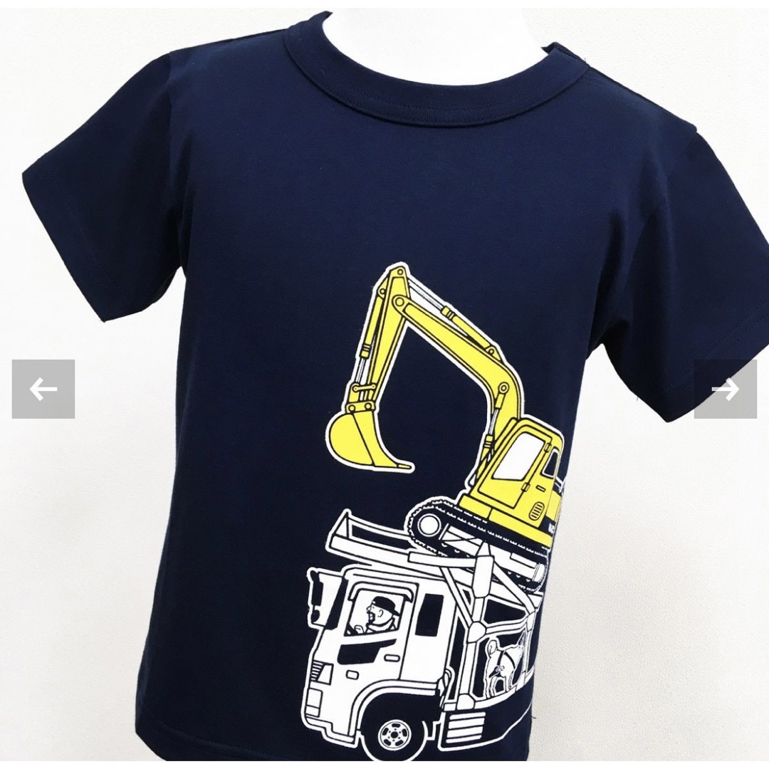 OJICO(オジコ)のOJICO はたらく車Tシャツ キッズ/ベビー/マタニティのキッズ服男の子用(90cm~)(Tシャツ/カットソー)の商品写真