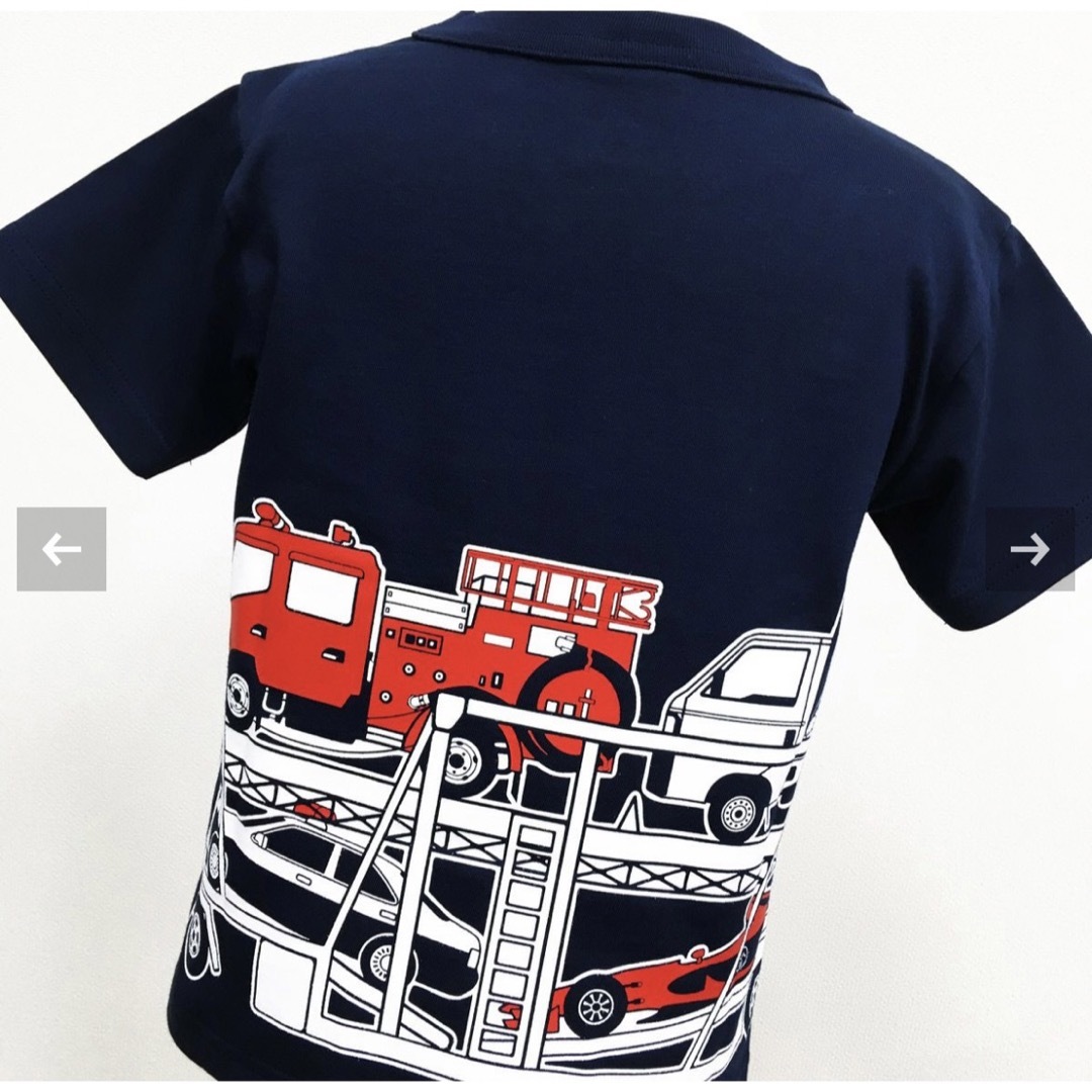 OJICO(オジコ)のOJICO はたらく車Tシャツ キッズ/ベビー/マタニティのキッズ服男の子用(90cm~)(Tシャツ/カットソー)の商品写真