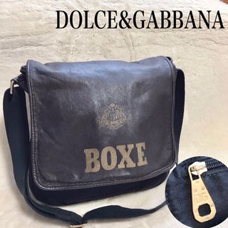 ドルチェアンドガッバーナ(DOLCE&GABBANA)のDOLCE＆GABBANA メッセンジャーバッグ ショルダーバッグ 牛革  DG(ショルダーバッグ)