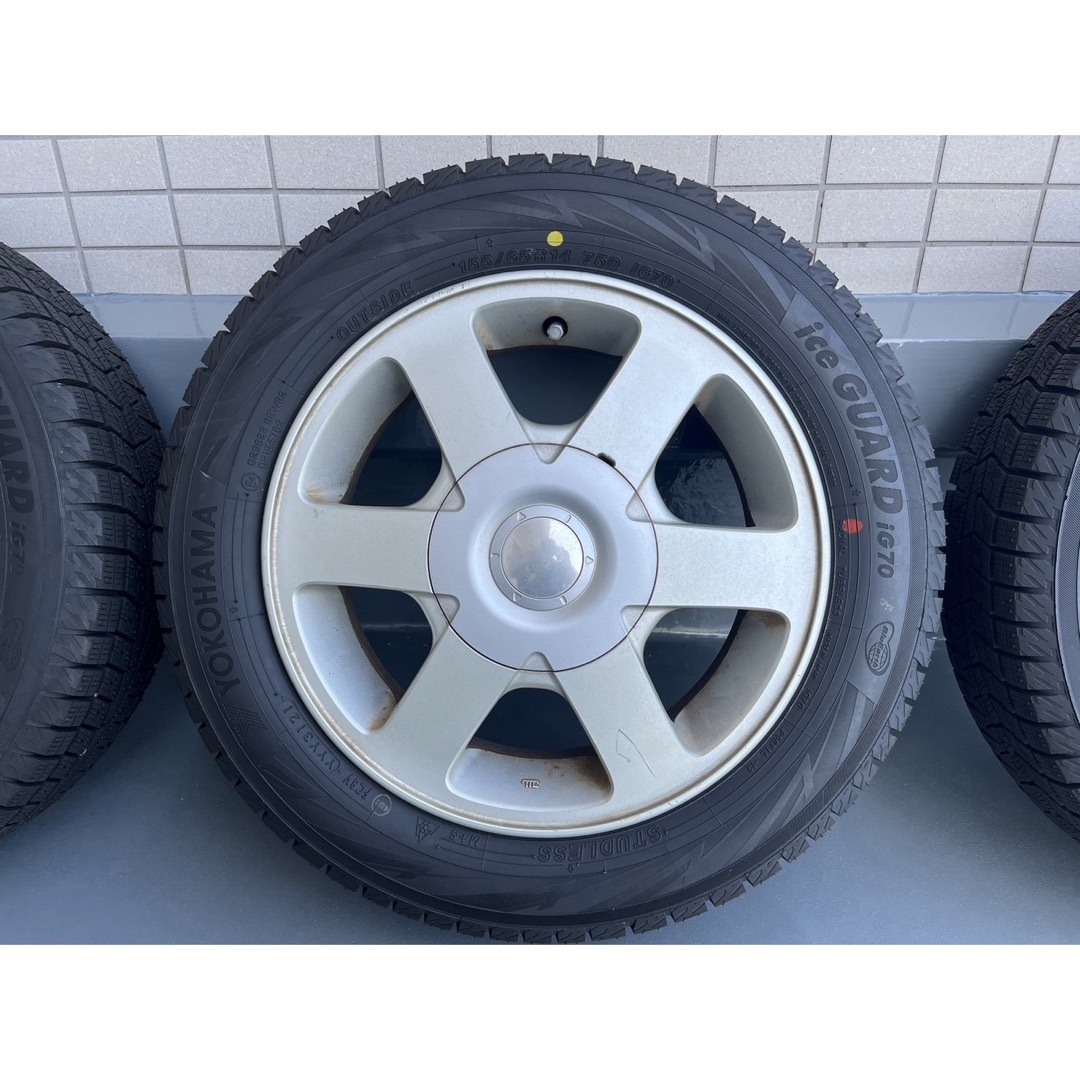 【155/65R14】iceGUARD7スタッドレスホイールセット4本