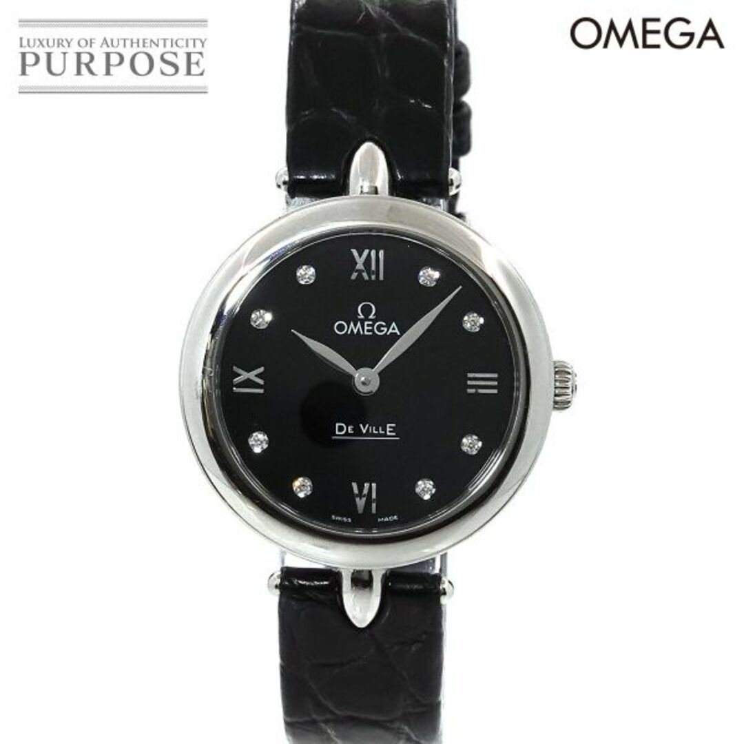 オメガ OMEGA デビル プレステージ デュードロップ 424 13 27 60 51 001 レディース 腕時計 8P ダイヤ クォーツ DeVille Prestige VLP 90210258