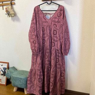 アングリッド(Ungrid)の♡本日限定お値下♡ungrid  コットンレース ボリュームワンピース♡フリー(ロングワンピース/マキシワンピース)