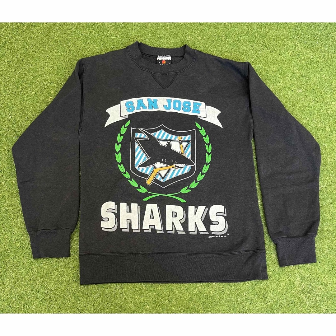 NHL 】1992 SHARKS サンノゼシャークス スウェット - スウェット