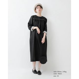 スローブイエナ リネン マキシワンピース/ロングワンピース(レディース
