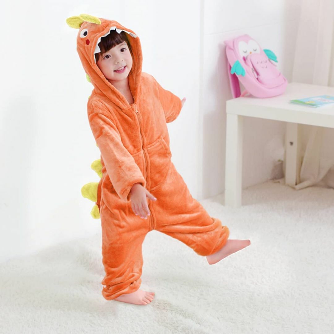 最大74%オフ! 子供 仮装 キッズ ふわふわ クリスマス 撮影用 恐竜パジャマ ルームウェア 着ぐるみ ベビー もこもこ ロンパース 部屋着 赤ちゃん アニマル 秋冬 コスチューム 厚手 男女兼用 かわいい 祭宴会 可愛い 学園 動物コスチューム 柔らか 子供 ハロウィン 誕生日