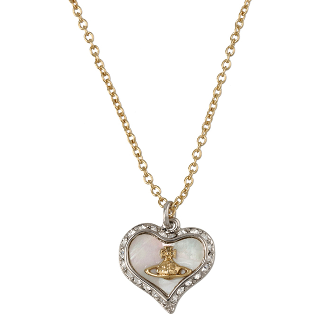 Vivienne Westwood(ヴィヴィアンウエストウッド)のVIVIENNE WESTWOOD PETRA ネックレス ハートモチーフ 63020103 0050 02P276 レディースのアクセサリー(ネックレス)の商品写真