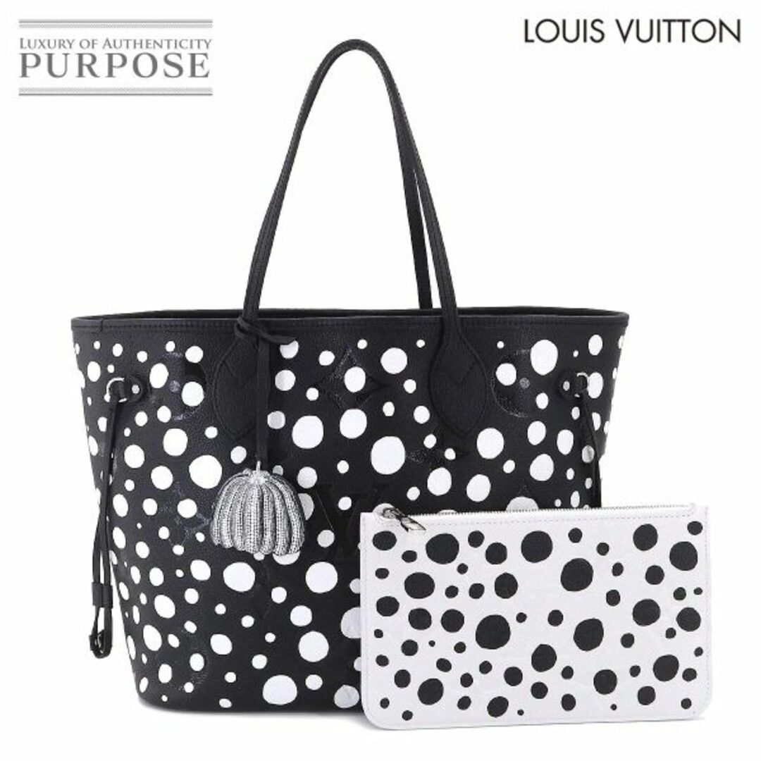 未使用 展示品 ルイ ヴィトン LOUIS VUITTON モノグラム アンプラント LV YK ネヴァーフル MM トート バッグ 草間彌生 M46390 RFID VLP 90209446