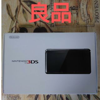 New ニンテンドー3DS 本体 ブラック Micro SD4GB ケース付き