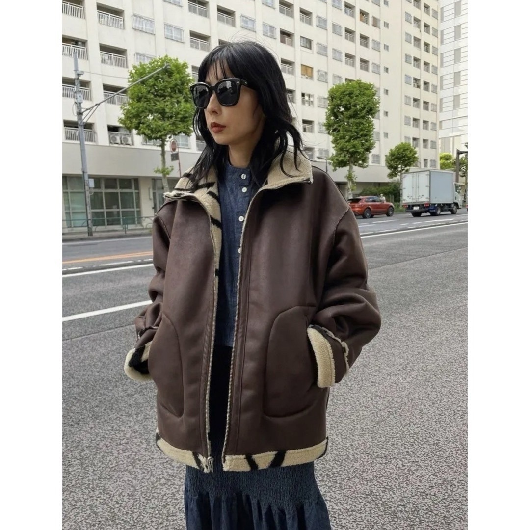 Ameri VINTAGE - AMERI 2WAY REVERSIBLE BOA JACKETの通販 by SK