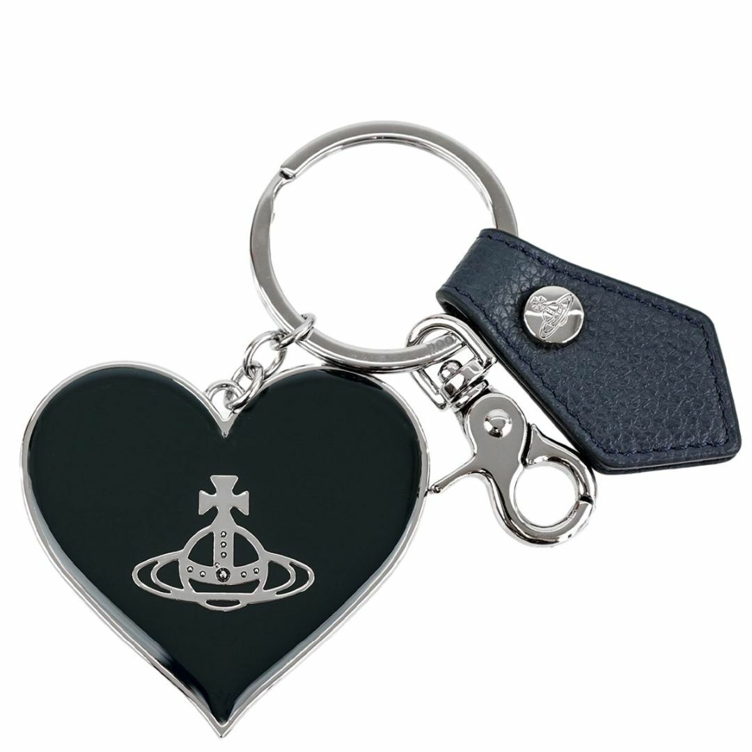 Vivienne Westwood キーリング 82030008 02114 JORDAN MIRROR HEART 男女兼用 キーホルダー K401 JORDAN ネイビー