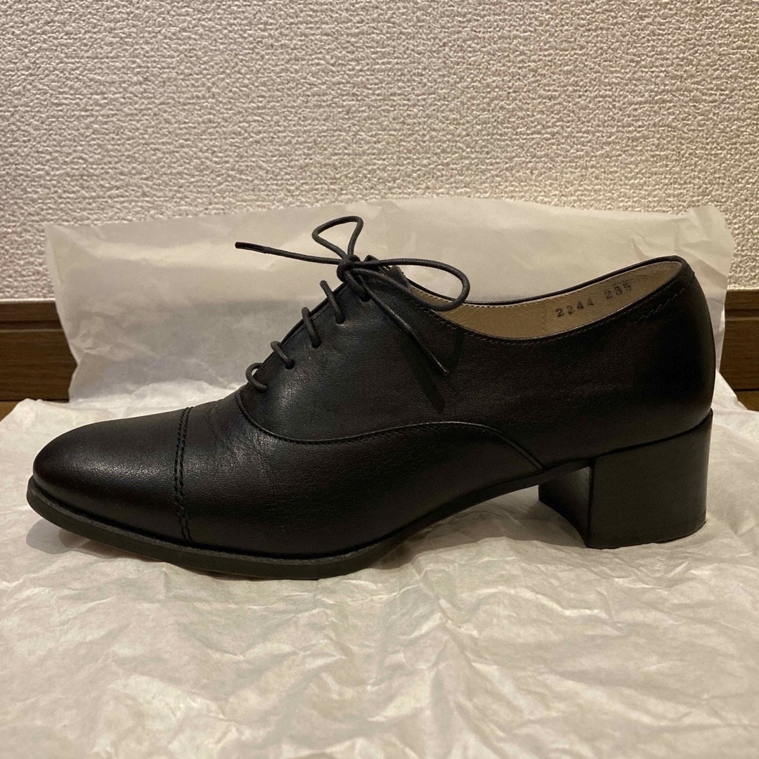 MARGARET HOWELL(マーガレットハウエル)のマーガレットハウエル　靴　23.5センチ　黒 レディースの靴/シューズ(ローファー/革靴)の商品写真