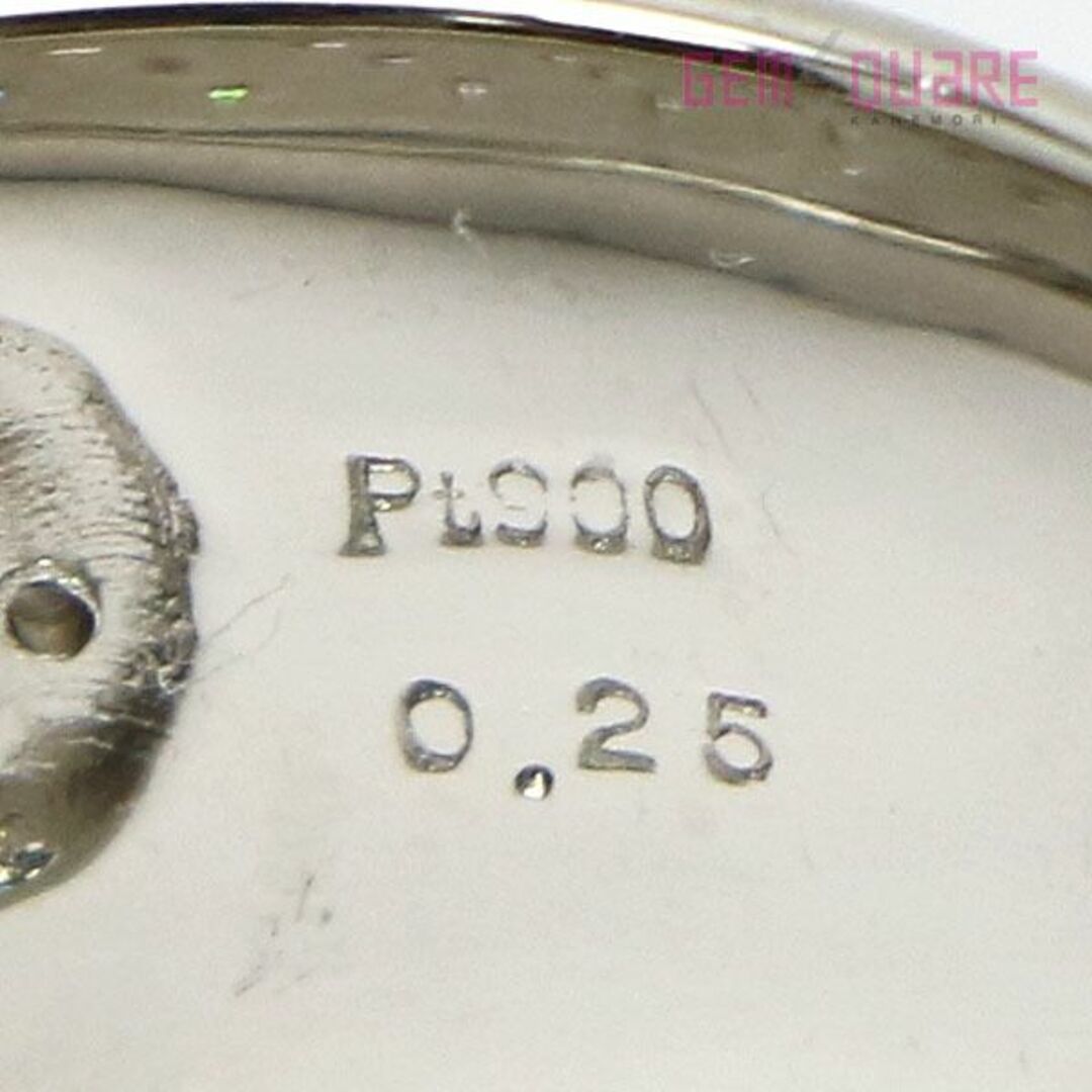 Pt900 ダイヤモンド リング 指輪 メンズ D0.25 20.3g 20.5号 仕上げ済 6