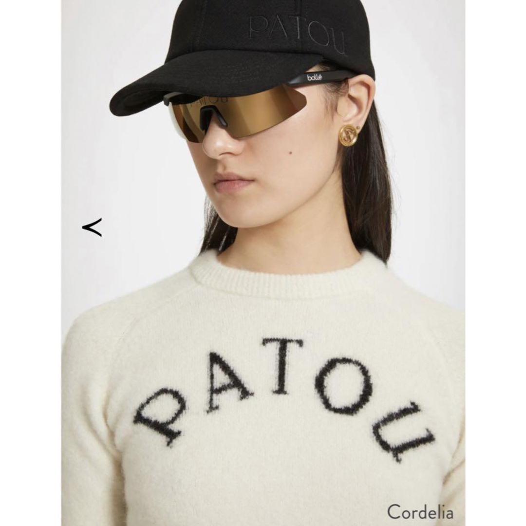 PATOU(パトゥ)のPatou サステナブルアルパカ混紡 パトゥジャカードトップ レディースのトップス(ニット/セーター)の商品写真