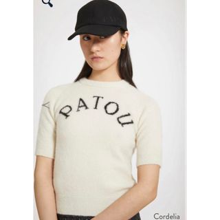 新品PATOU  花LOGO Tシャツ　XSサイズ