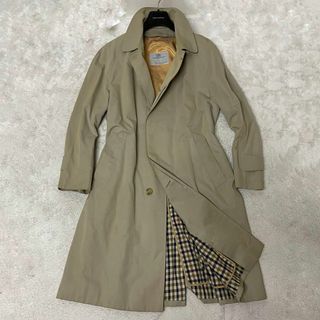 近年モデル Aquascutum ステンカラーコート カシミヤ混 ライナー 取外