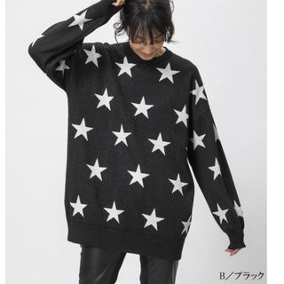 ダブルスタンダードクロージング(DOUBLE STANDARD CLOTHING)のダブスタ　ラメジャガードニット(ニット/セーター)