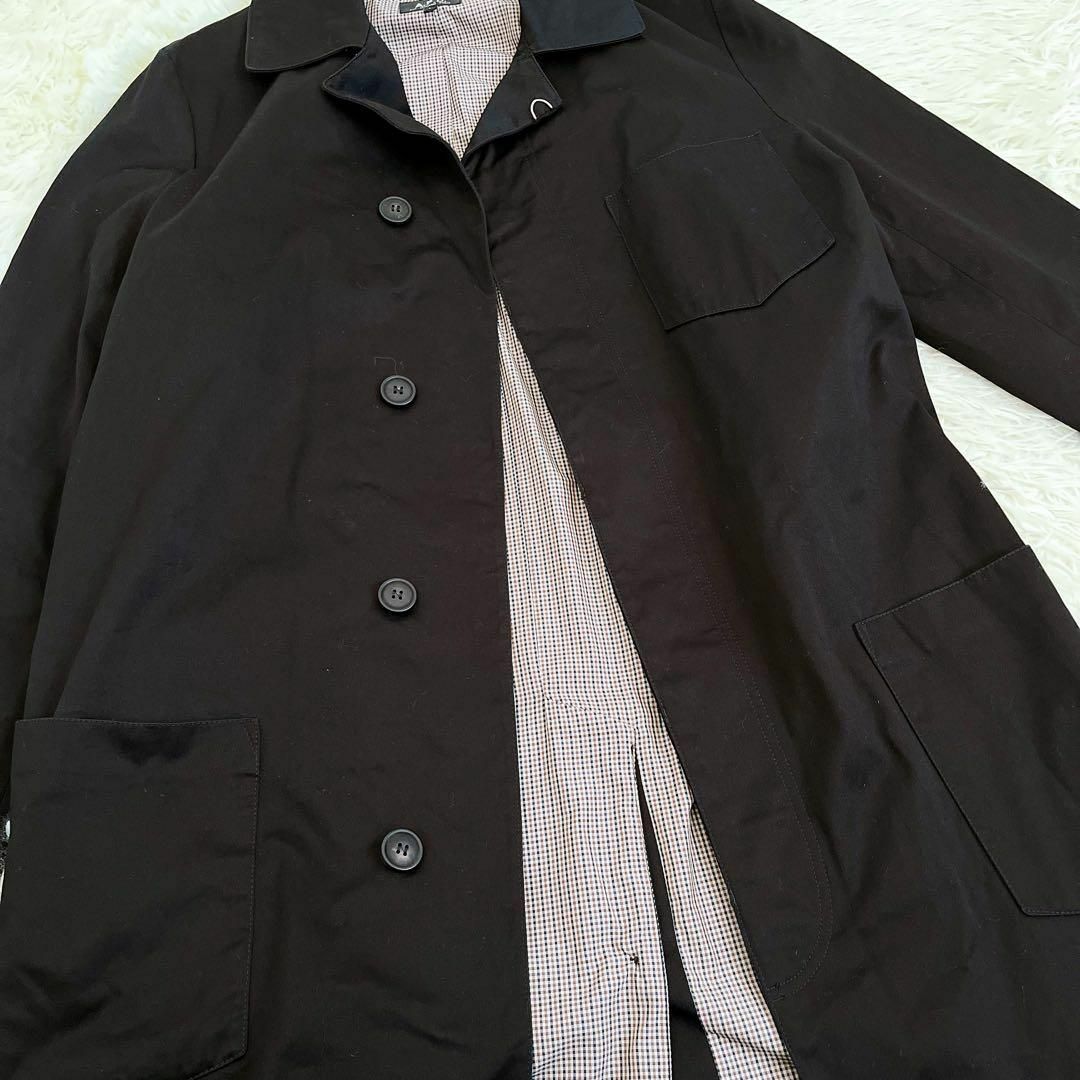 【APC】アーペーセー(S)トレンチコート ロングコート 内側チェック柄