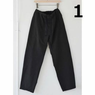 COMOLI - 未使用 COMOLI 23AW 製品染 ドローストリングパンツ 1 黒の