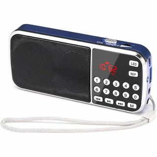 充電式 AM/FM ラジオ AUX アンプ SD ★MP3プレーヤー J18(ラジオ)
