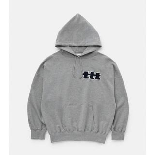 TTT logo hoodie (gray) Lサイズ