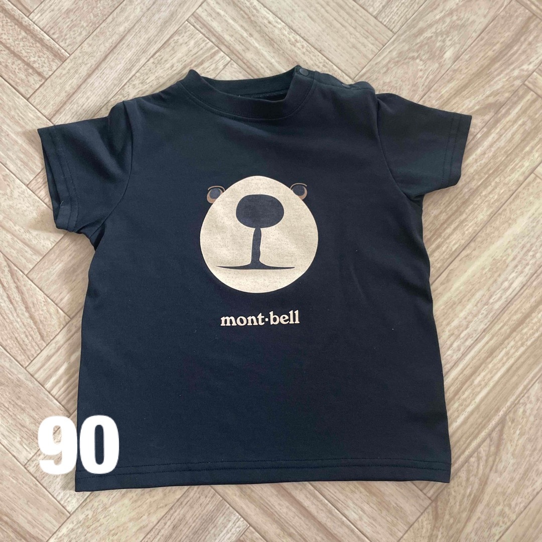 mont bell(モンベル)のmont-bell ベビー　ベアT 90 キッズ/ベビー/マタニティのキッズ服男の子用(90cm~)(Tシャツ/カットソー)の商品写真