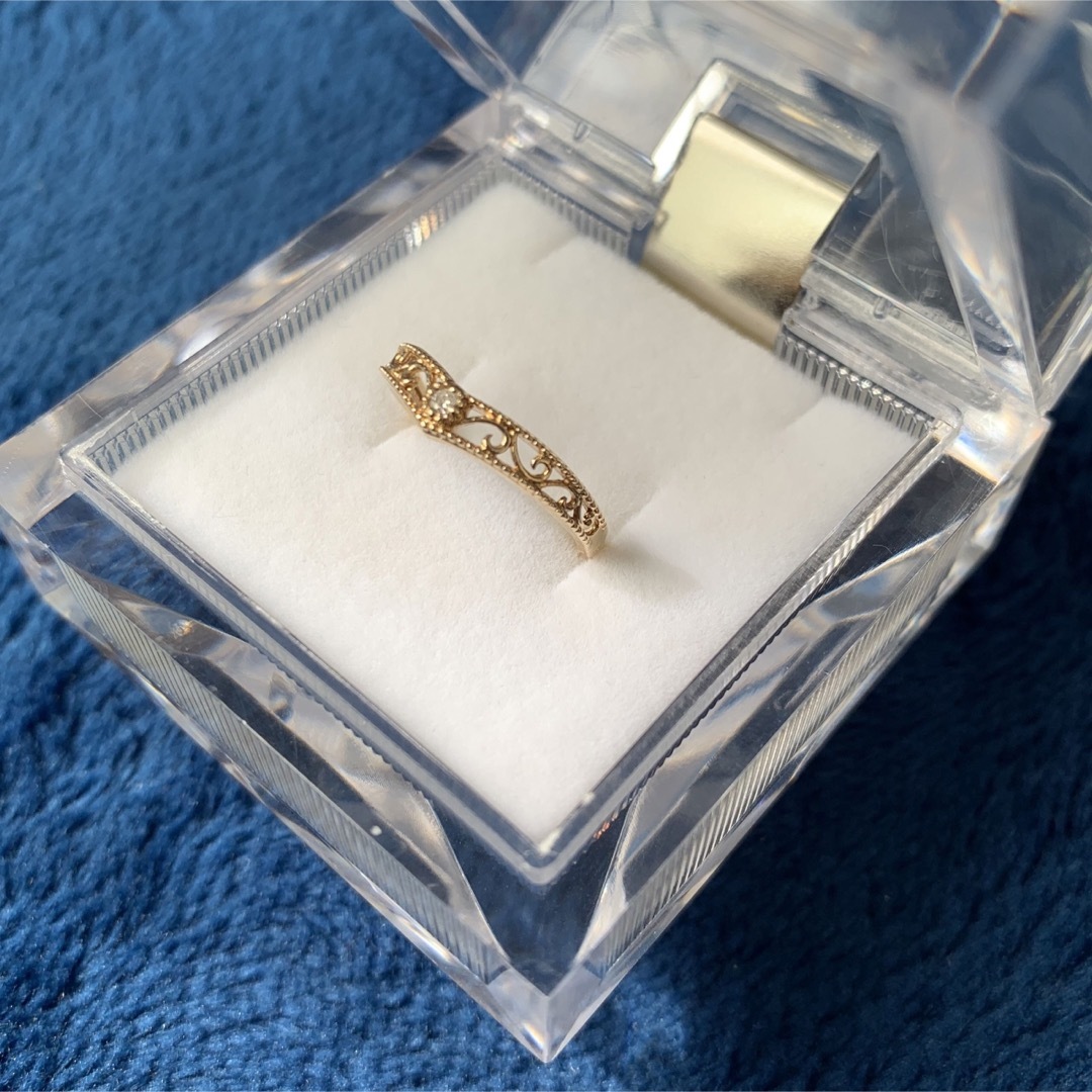 JEWELRY TSUTSUMI - ツツミ K10イエローゴールドダイヤモンドリング