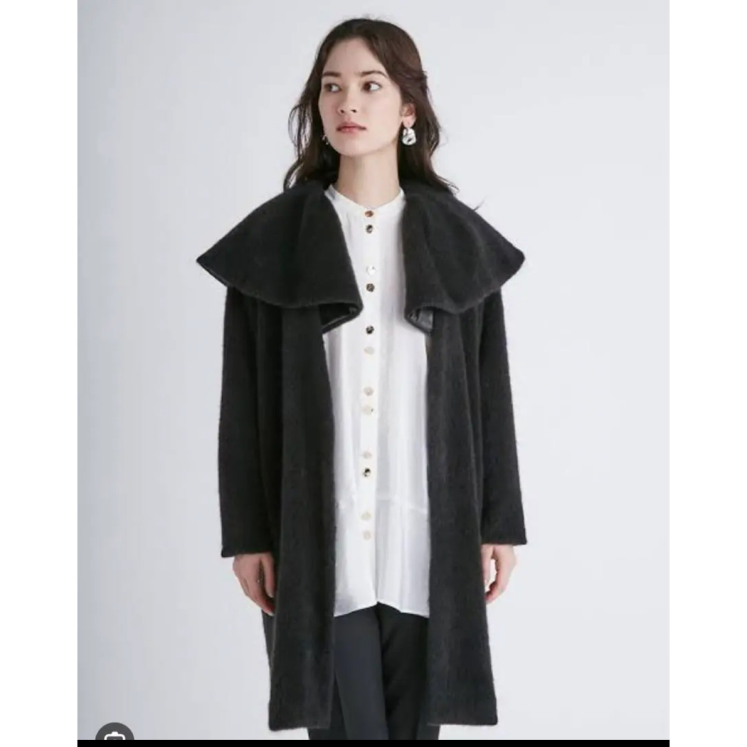 CELFORD - 【CELFORD】美品 ケープ 付き エコファー コートの通販 by