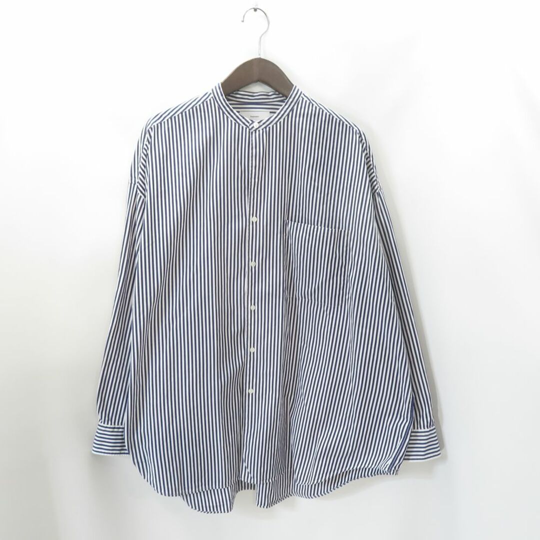 Graphpaper x THOMAS MASON  21aw Oversized BandCollar Shirt