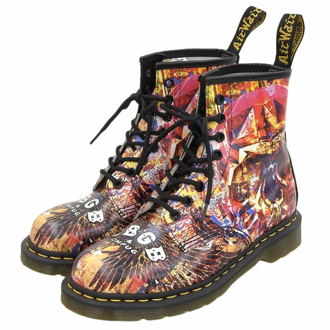 Dr.Martens(ドクターマーチン)のドクターマーチン 美品 Dr.Martens ドクターマーチン CBGB×OMFUG 8ホール ブーツ シューズ メンズ マルチカラー 6 1460 6(UK) メンズの靴/シューズ(その他)の商品写真