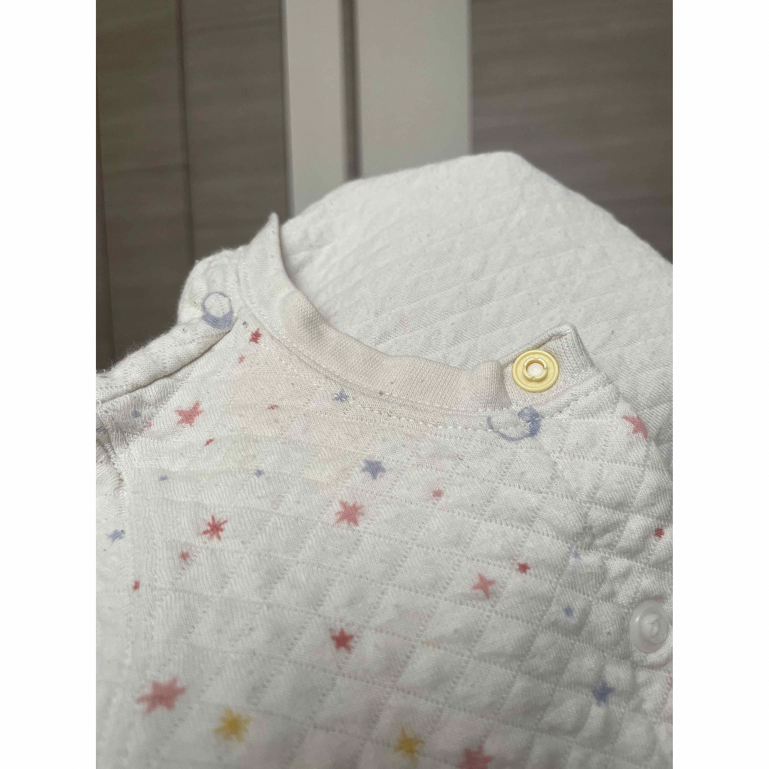 UNIQLO(ユニクロ)のユニクロキルトカバーオール　4枚セット キッズ/ベビー/マタニティのベビー服(~85cm)(カバーオール)の商品写真