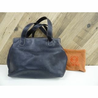 ロエベ(LOEWE)のM千015 / LOEWE トートバッグ アナグラム 型押し レザー 保存袋付き(トートバッグ)