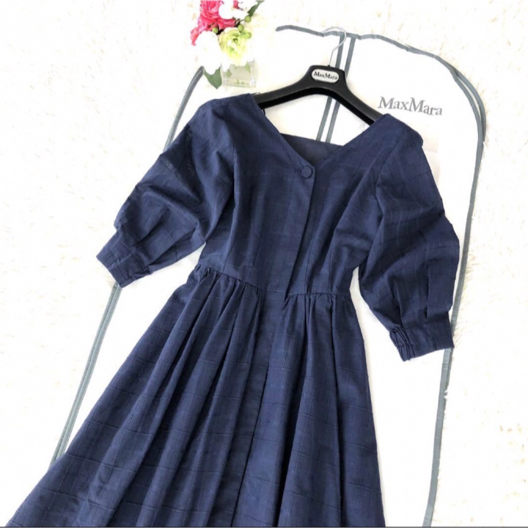 EPOCA - 新品タグ付き‼️【EPOCA】ふんわりお袖マキシワンピース
