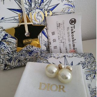 Dior - ディオール トライバル ピアス レジンパール 高島屋購入の通販