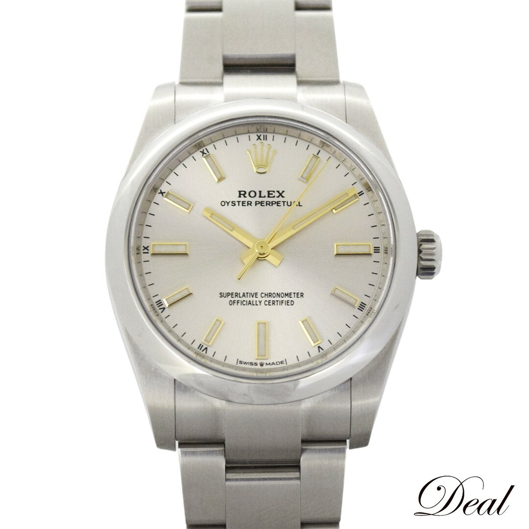 美品 ROLEX ロレックス  オイスターパーペチュアル 34  124200  メンズ 腕時計