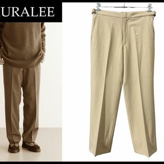 オーラリー(AURALEE)の極美品 オーラリー 19AW 180's スーパー ソフト ウール パンツ L(スラックス)