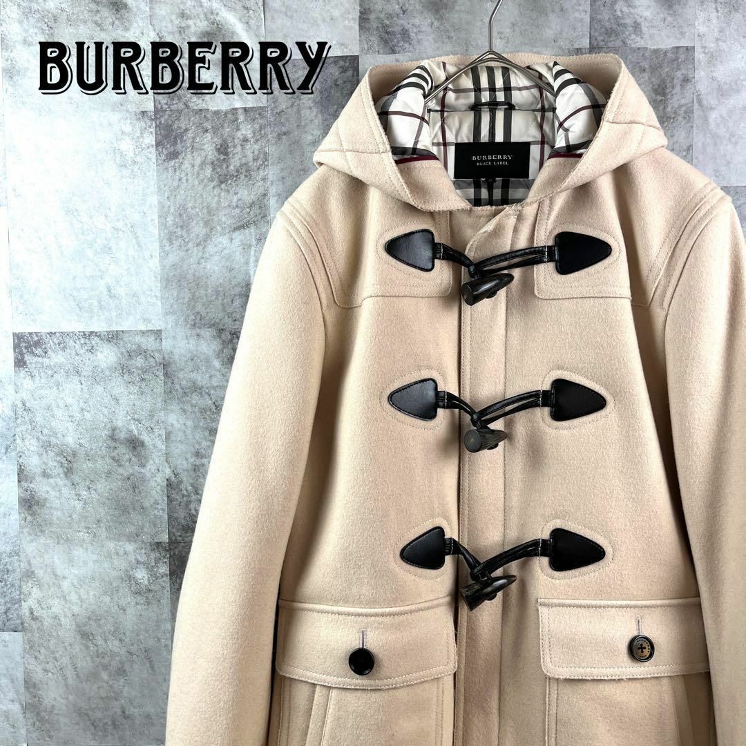 BURBERRY BLACK LABEL ダッフルコート ノバチェック柄 M