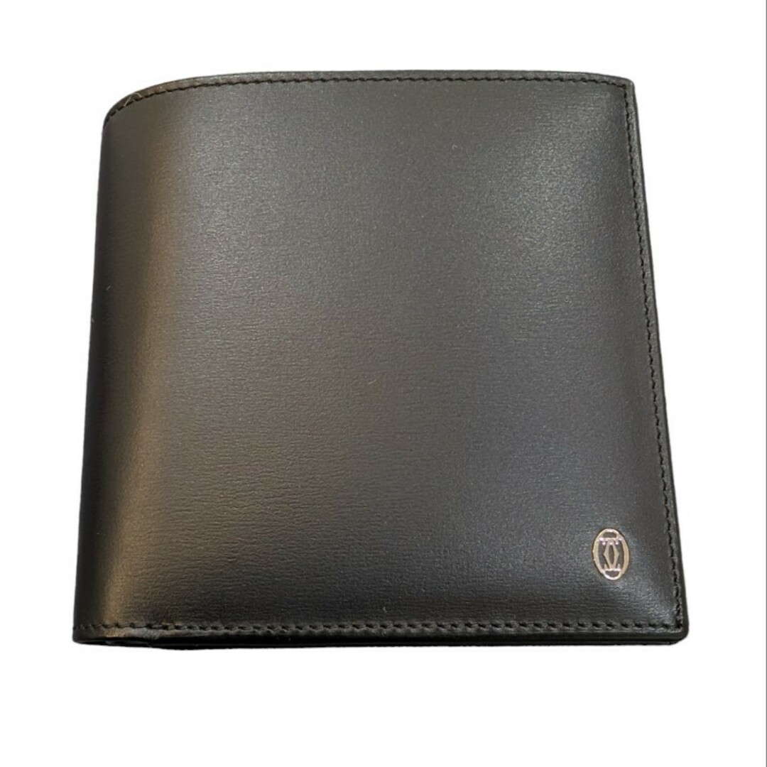Cartier カルティエ 折り財布 ブラック 黒 三つ折り パンテール - 長財布