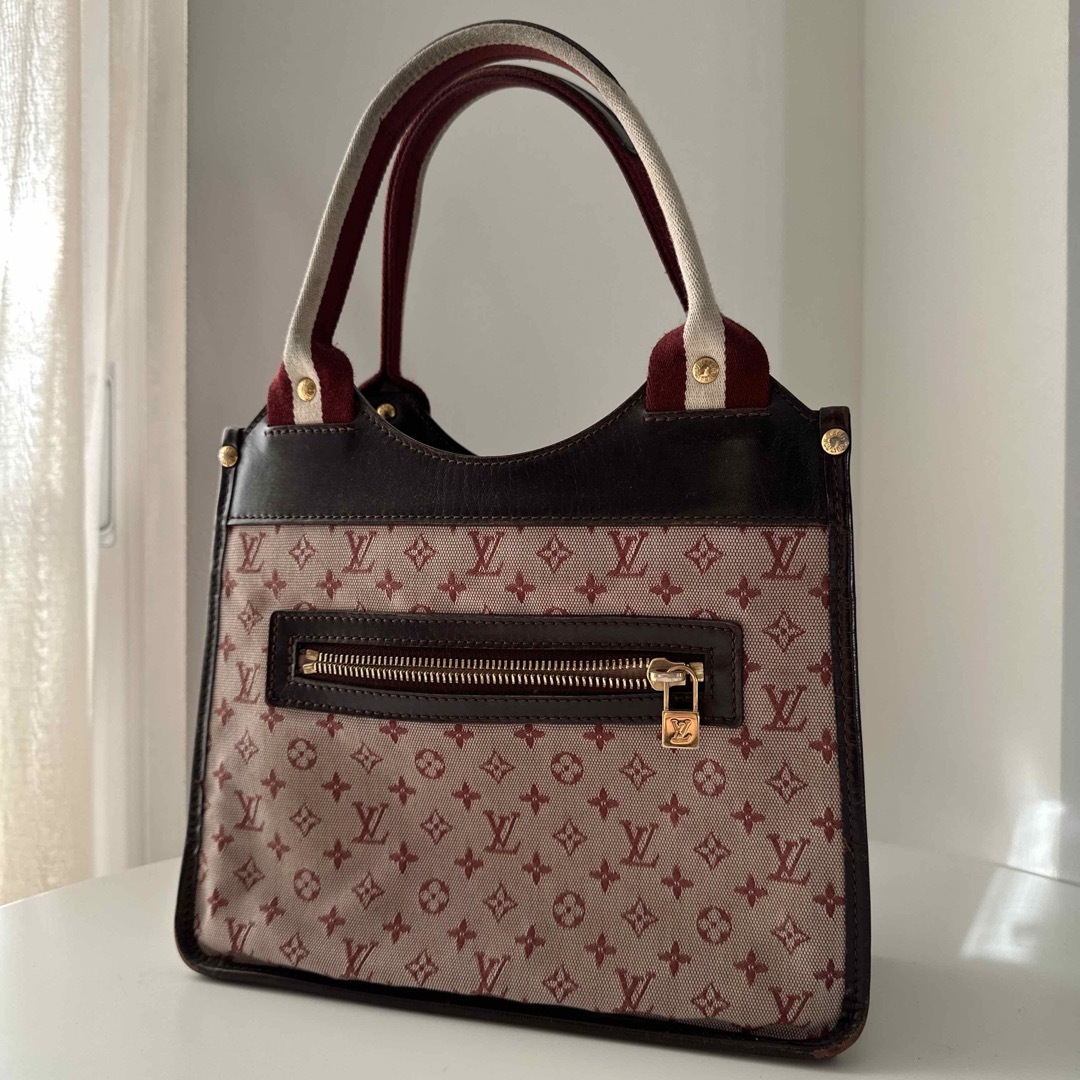 【正規品】LV LOUIS VUITTON ヴィンテージバッグ　赤