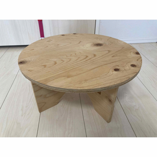 木製ミニテーブル/作業台/ディスプレイ台(折たたみテーブル)